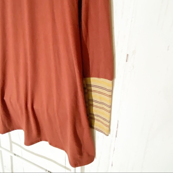 My LAnd Tunic Dress Long Sleeve Burnt Orange NWT - Picture 3 of 10